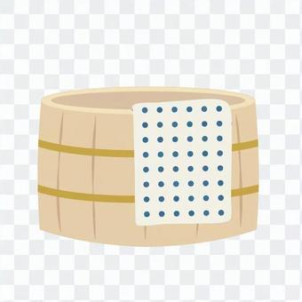 Tank with a tub Tank with a tub