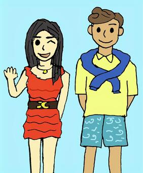 80s couple 80s couple