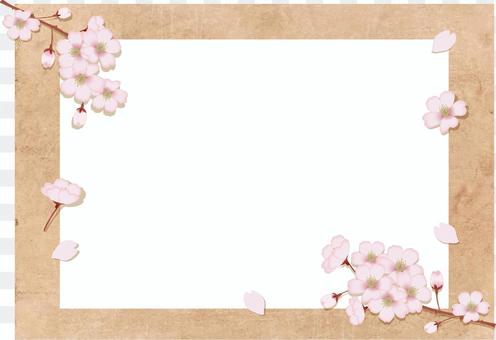 Spring cherry blossom frame 6 Spring cherry blossom frame 6