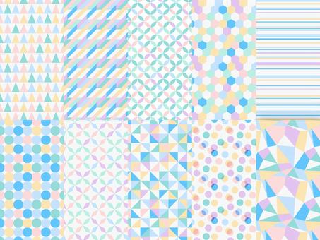 Geometric seamless pattern pastel Geometric seamless pattern pastel