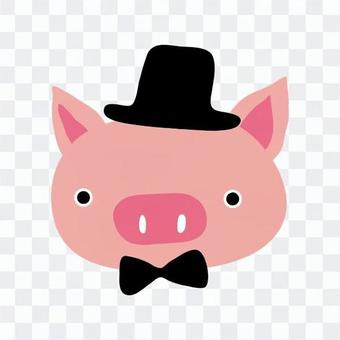 A gentle pig A gentle pig