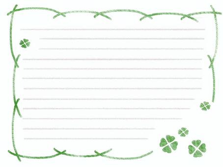 Clover's card Clover's card