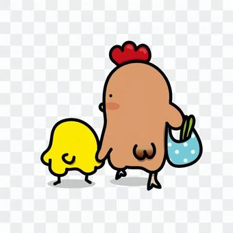 Chicken parent: Children shopping Chicken parent: Children shopping