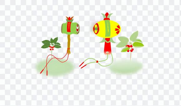 打ち出の小槌 (色違い) 打ち出の小槌 (色違い)