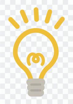 Shiny light bulb Shiny light bulb