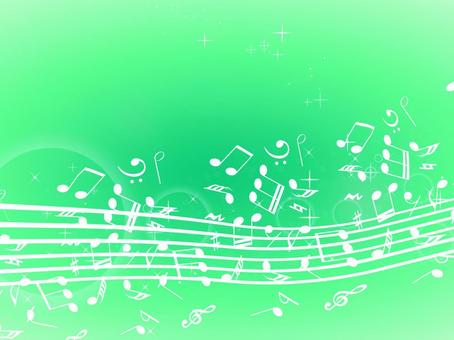Musical note wallpaper green 2 Musical note wallpaper green 2