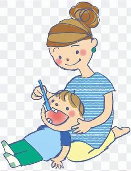 Finish polishing (tooth brush) Finish polishing (tooth brush)
