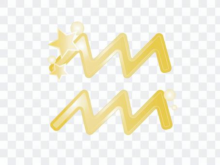 Aquarius _ gold Aquarius _ gold