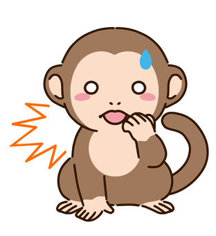 Surprised monkey Surprised monkey