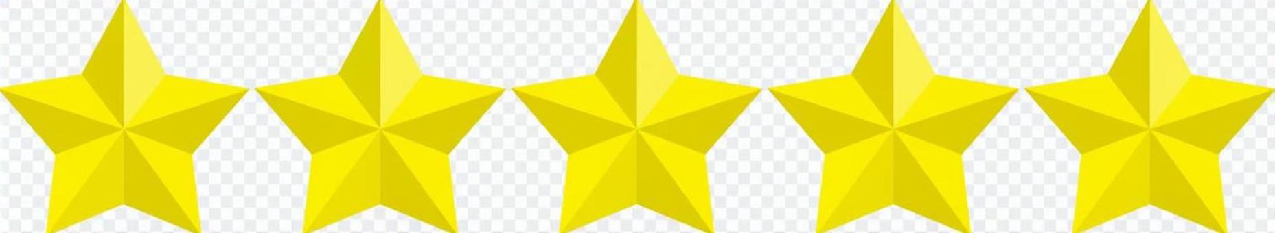 Star 5 icons ★ 3D ★ Design Parts Star 5 icons ★ 3D ★ Design Parts