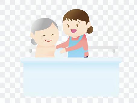 Bathing nursing Bathing nursing