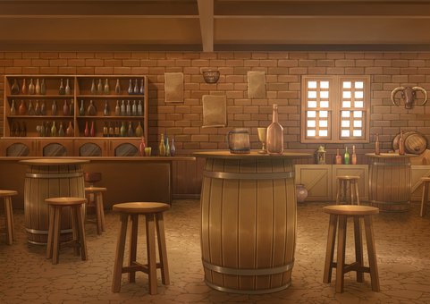 Tavern background illustration Tavern background illustration