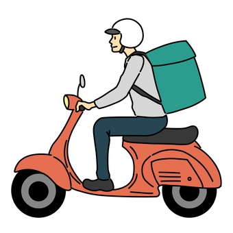 Food delivery man Food delivery man