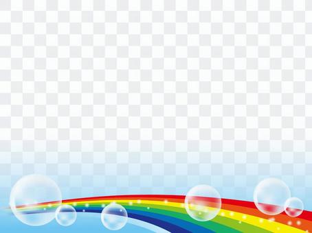 Rainbow decoration frame Rainbow decoration frame