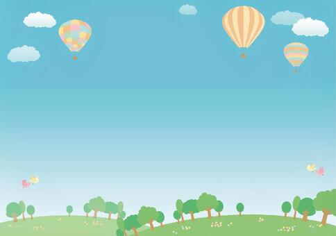 Balloon landscape Balloon landscape