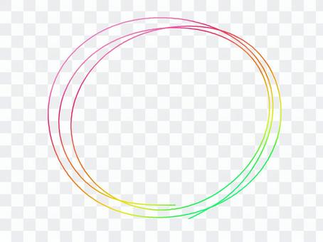 Maru Maru round circle frame decorative frame rainbow color icon Maru Maru round circle frame decorative frame rainbow color icon