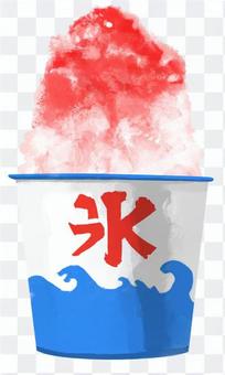 Shaved ice strawberry Shaved ice strawberry
