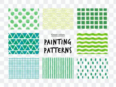 Simple hand-painted pattern (natural) Simple hand-painted pattern (natural)