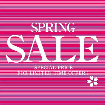 Spring SALE leaflet poster DM material Spring SALE leaflet poster DM material