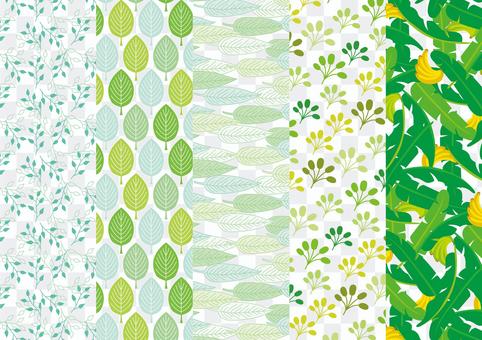 Green leaf pattern 2 Green leaf pattern 2