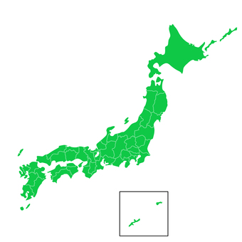 Simple map of Japan Simple map of Japan