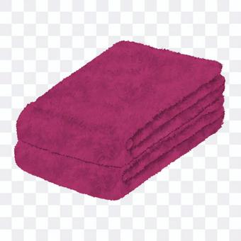 Burgundy towel Burgundy towel