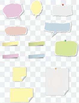 Break tornado sticky notes set Break tornado sticky notes set
