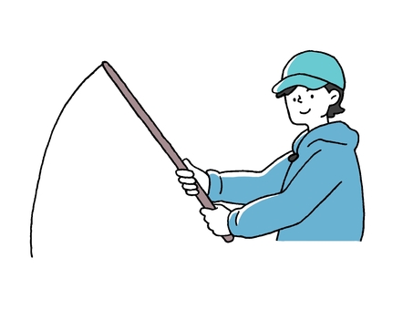 Man fishing Man fishing