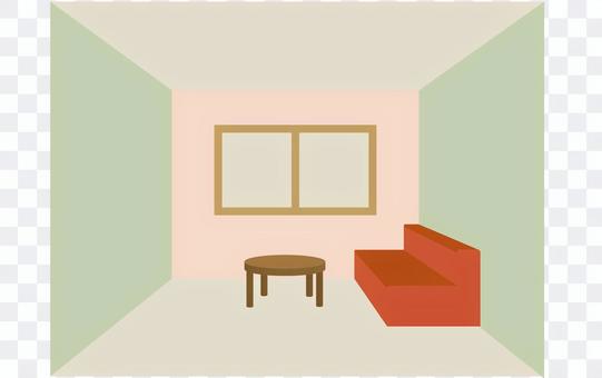 Living room (Japanese color) Living room (Japanese color)