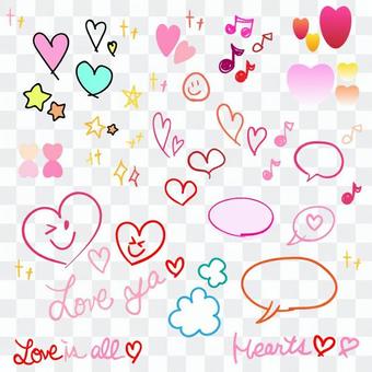 Heart · small decoration set Heart · small decoration set