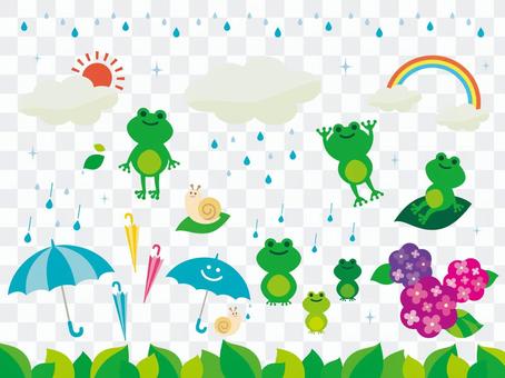 Illustration of the rainy season (4) Illustration of the rainy season (4)