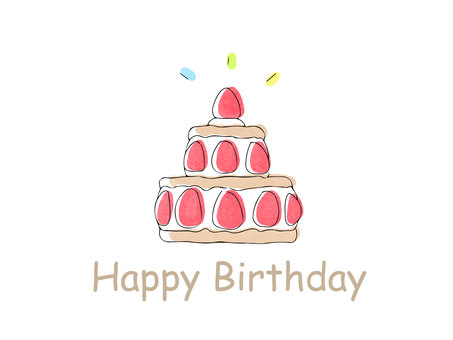 Cute pastel birthday card Cute pastel birthday card