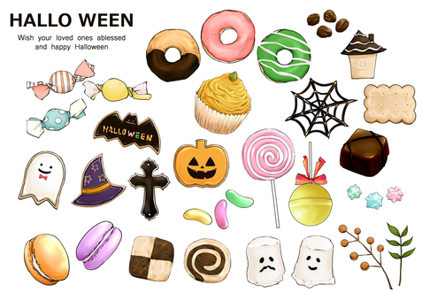 Sweet Halloween transparent items Sweet Halloween transparent items