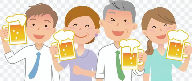 70615. 4 boys and girls, beer garden 70615. 4 boys and girls, beer garden
