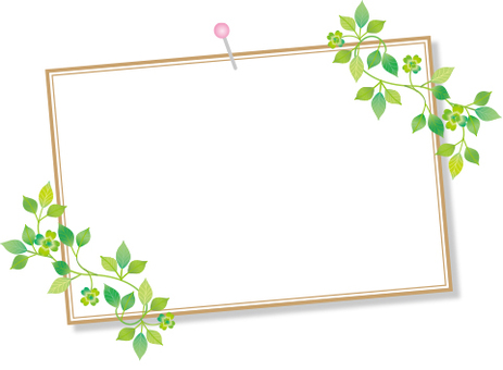 Leaf photo frame Leaf photo frame