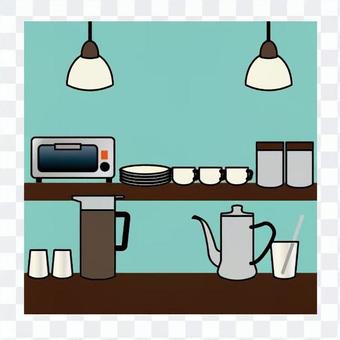 Kitchen / coffee shop Kitchen / coffee shop