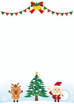 Simple Christmas frame Simple Christmas frame