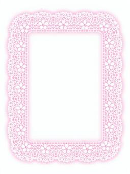 Lace frame (cherry blossom) Lace frame (cherry blossom)
