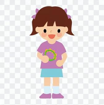 Child with bells Child with bells