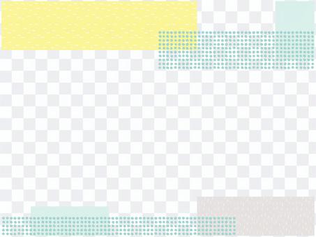 Frame with handwritten touch pattern squares Frame with handwritten touch pattern squares