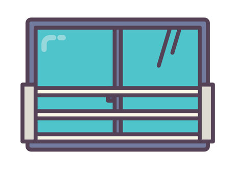 Window fall prevention fence Window fall prevention fence