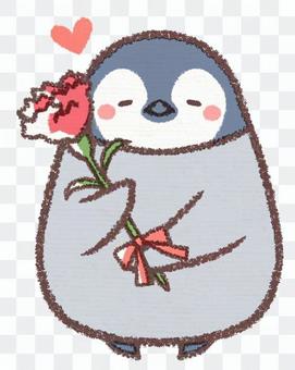 Mom Thanks Penguin chick Mom Thanks Penguin chick