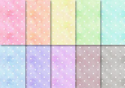 Pattern set 033 watercolor Pattern set 033 watercolor