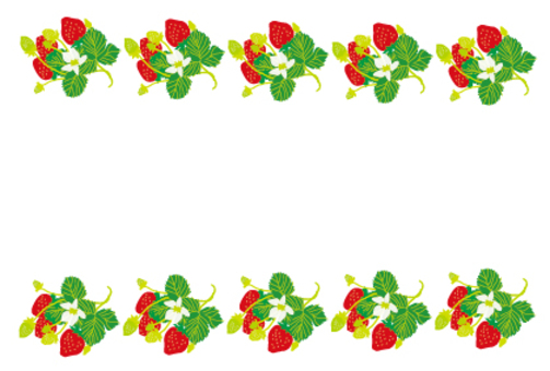 Strawberry message card POP card Strawberry message card POP card