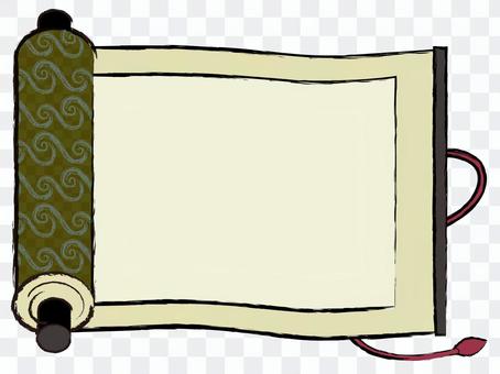 Japanese style material Scroll of the Edo period Japanese style material Scroll of the Edo period