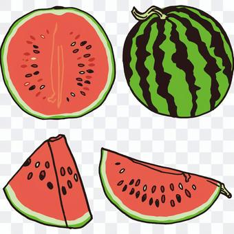 How to cut watermelon red How to cut watermelon red