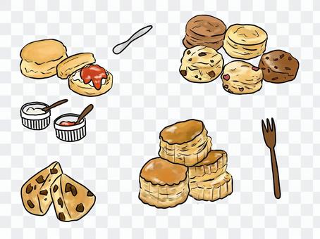 Various scones Various scones