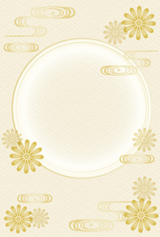 Japanese pattern frame Japanese pattern frame