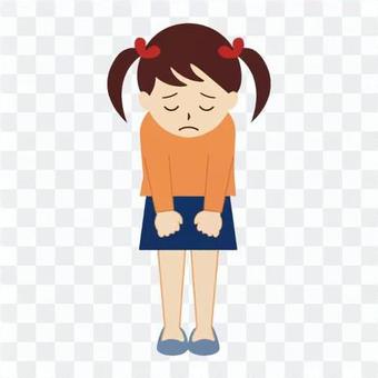 Images of children apologizing · depressed · scolded Images of children apologizing · depressed · scolded