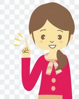 Women (pointing) Women (pointing)